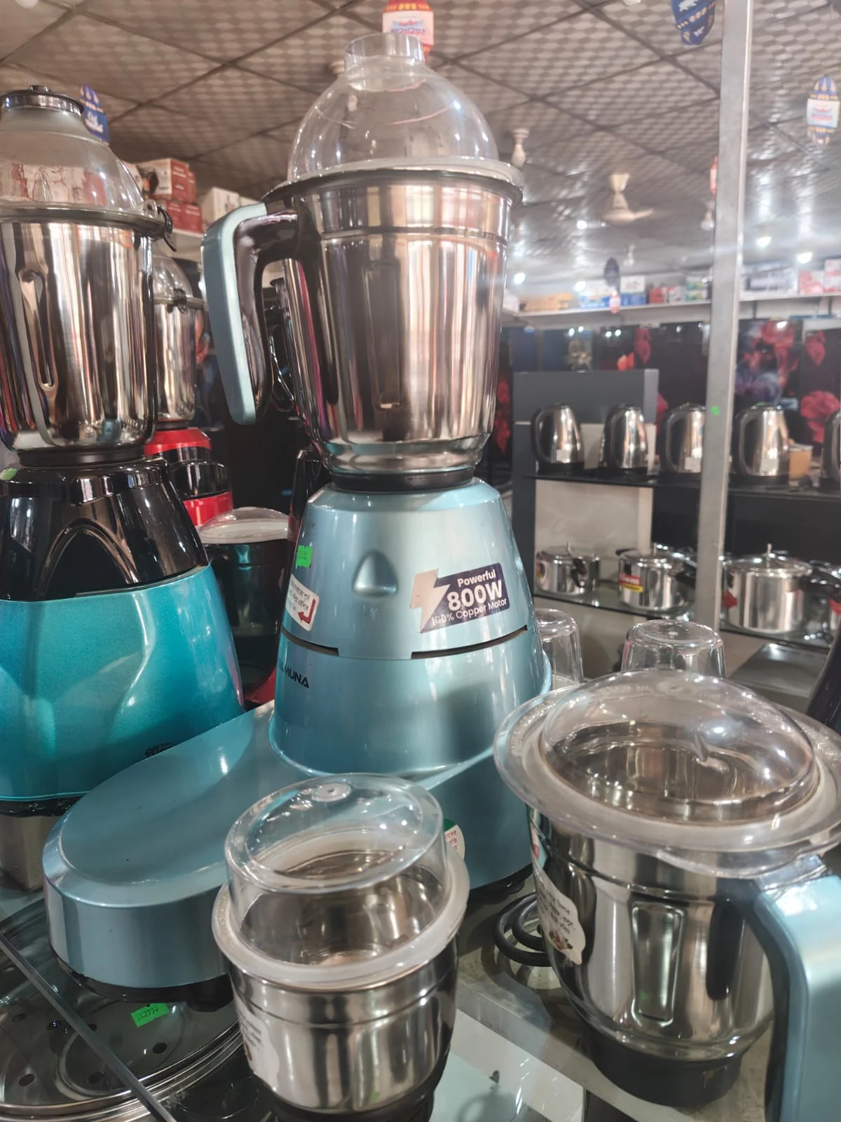 Jamuna Mixer grinder JMG-800CB Blue Turbo